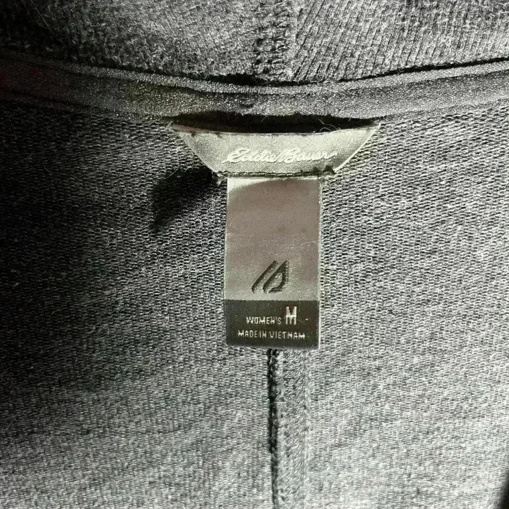 Eddie Bauer Gray Sweatshirt Cardigan - Medium - Picture 2 of 5